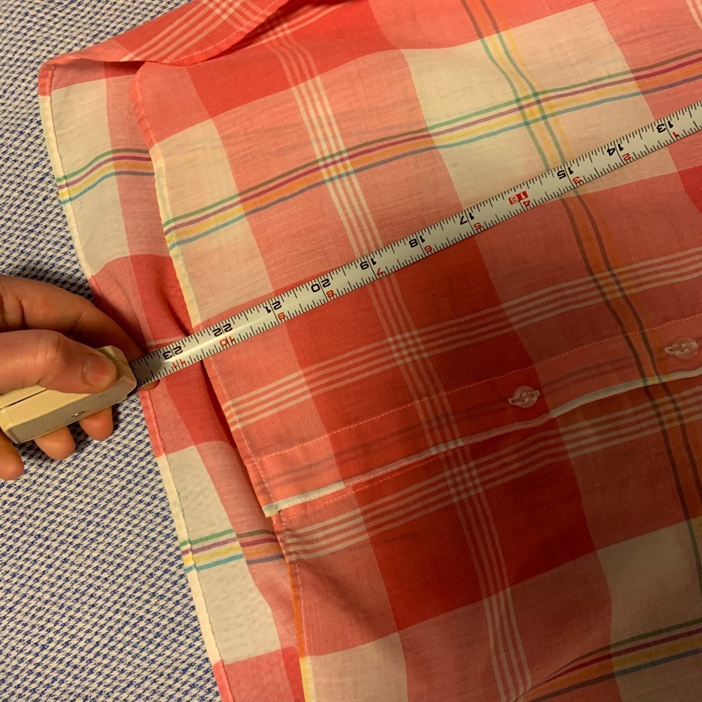 Vintage DVF Picnic Plaid Button Front Tank large - Picture 9 of 11